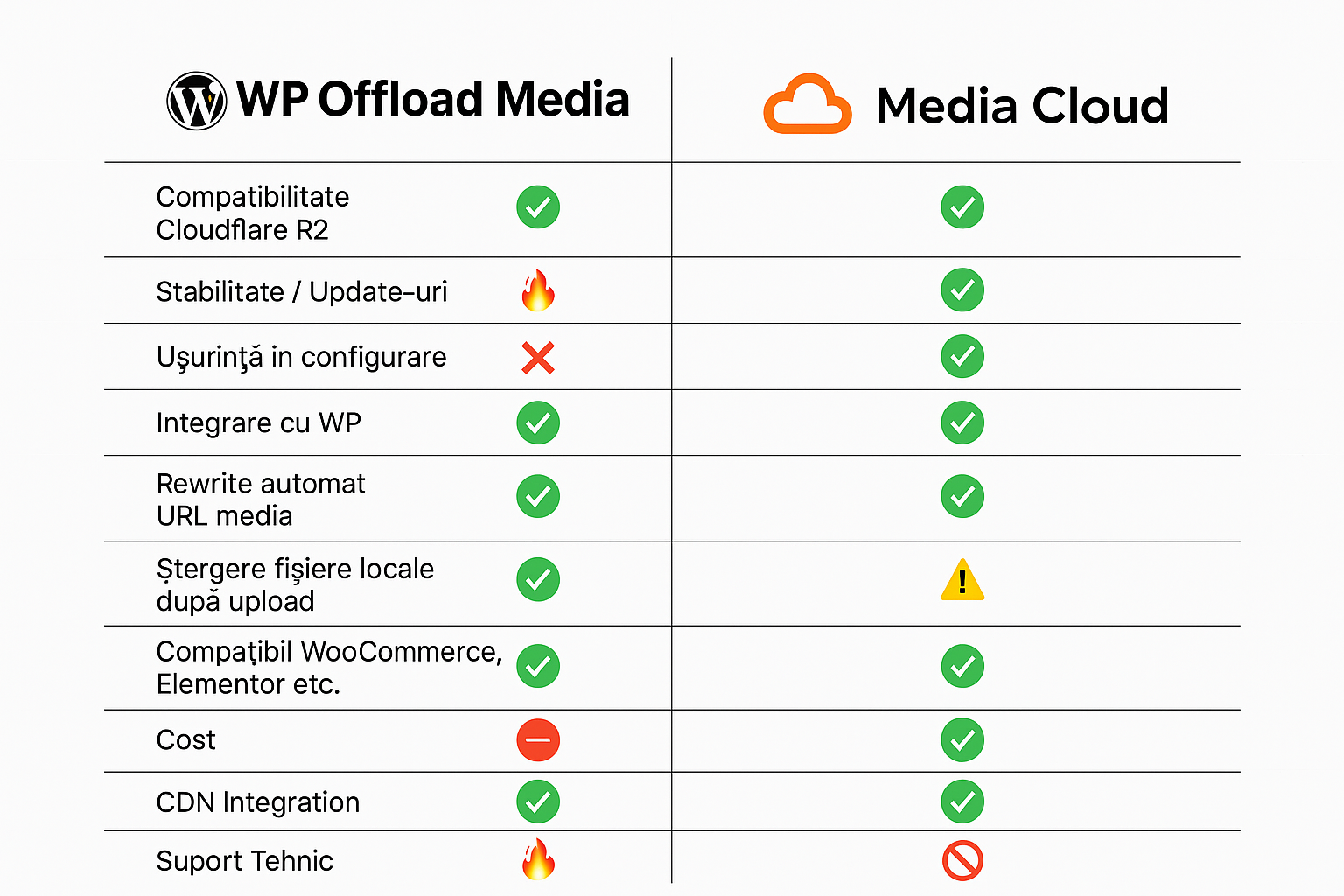 WP Offload Media vs Media Cloud 